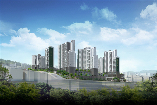 상도 푸르지오 클라베뉴 투시도. 대우건설 제공.